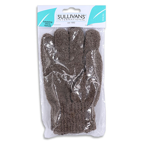 47989 Sullivans Exfoliating Gloves - Natural