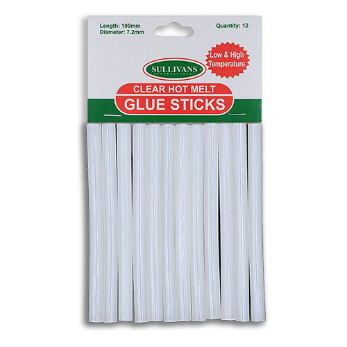 48387 Sullivans 7.2mm Glue Sticks - 100mm - 12pcs