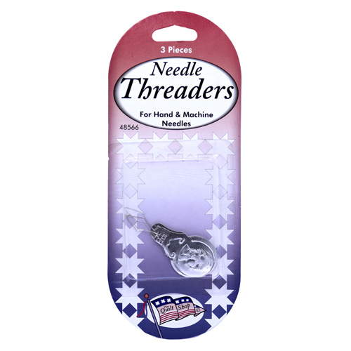 48566 Quilters Needle Threader Silver