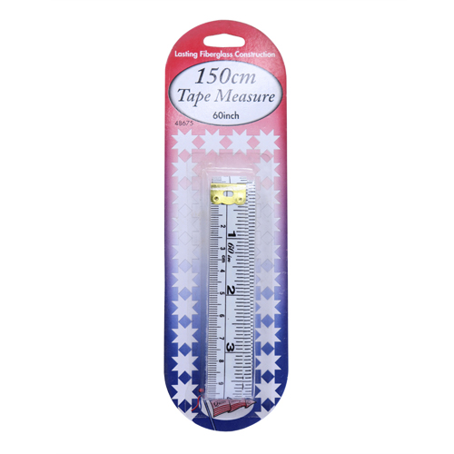 48675 Quilters Tape Measure 150cmx15mm White