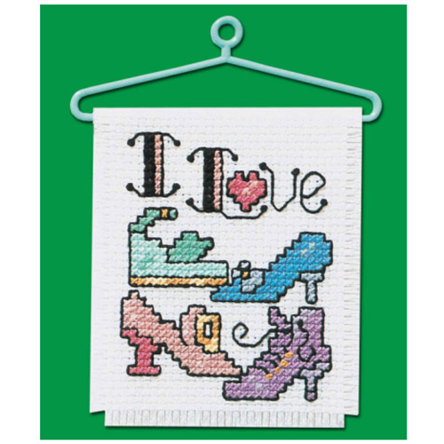 48866 Cross Stitch Kit I Love Shoes