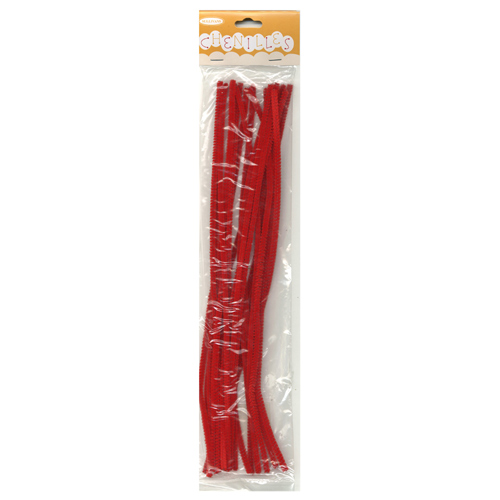 48963 Chenille Stick 3mm Red
