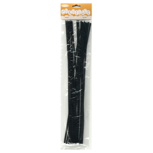 48966 Chenille Stick 3mm Black