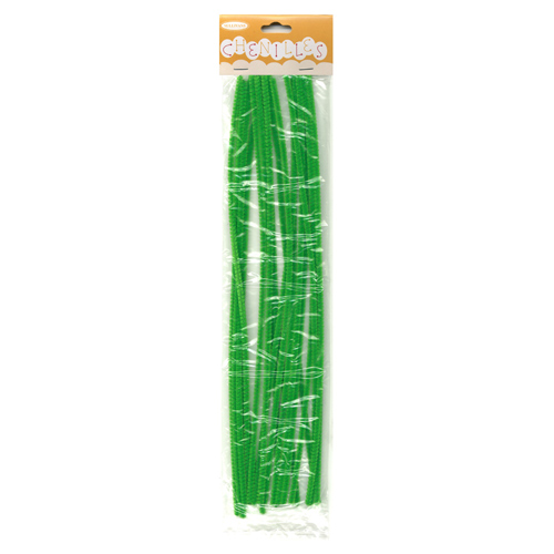48969 Chenille Stick 3mm Green