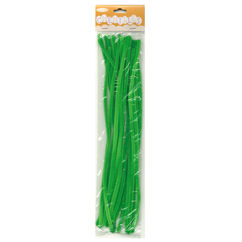 48970 Chenille Stick 6mm Green