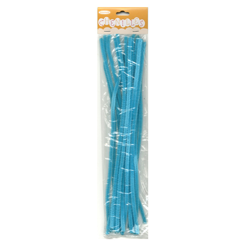 48976 Chenille Stick 6mm Light Blue