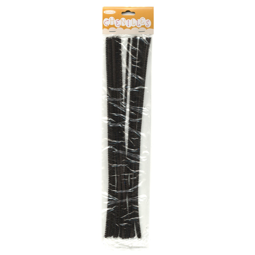 48987 Chenille Stick 3mm Dark Brown