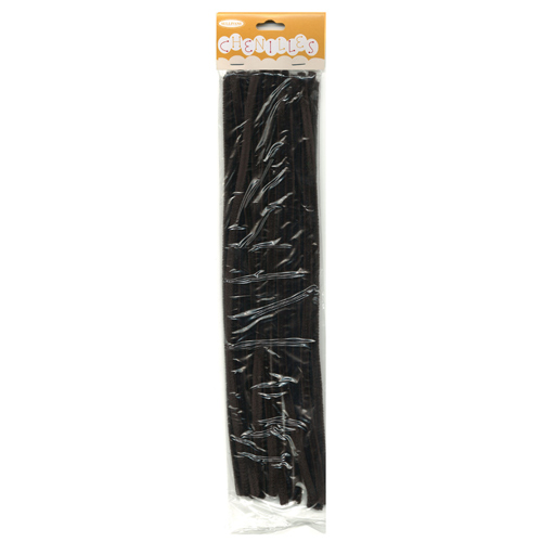 48988 Chenille Stick 6mm Dark Brown