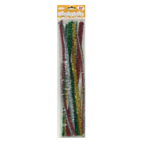 49013 Chenille Stick Glitter Mixed Value Pack
