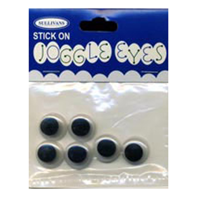 49026 Joggle Eyes 16mm Black