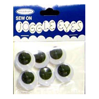 49038 Joggle Eyes 20mm Black