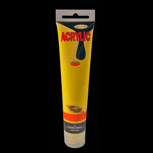 49122 Acrylic Paint 75ml Lemon Yellow