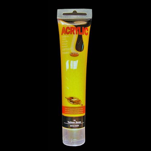 49124 Acrylic Paint 75ml Yellow Deep
