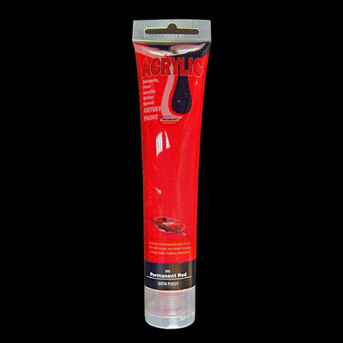 49127 Acrylic Paint 75ml Permanent Red