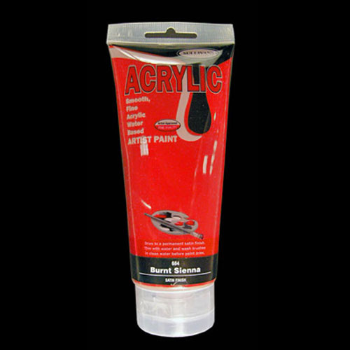 49148 Acrylic Paint 200ml Permanent Red