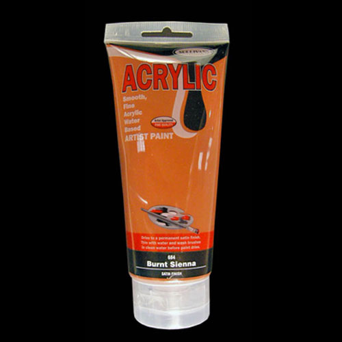 49151 Acrylic Paint 200ml Burnt Sienna