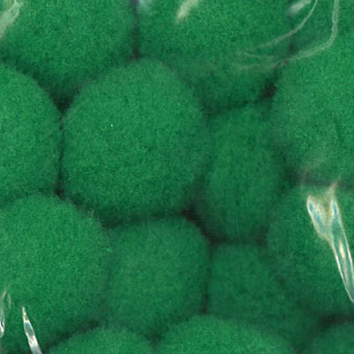 49175 Pom Poms 13mm Green