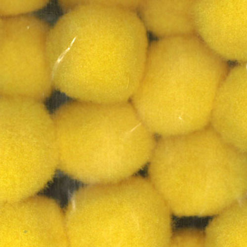 49183 Pom Poms 38mm Yellow