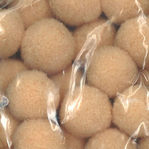49205 Pom Poms 13mm Light Brown