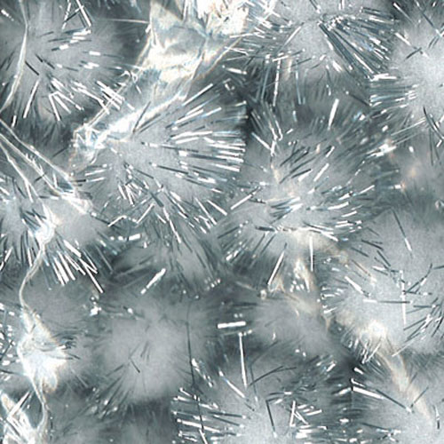 49233 Pom Poms 20mm Glitter Silver