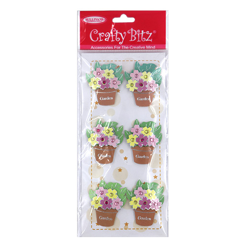 49358 Emb Flower Pot Plant