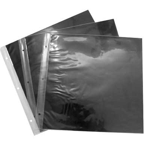 49477 Scrapbook Refills 50 Page Black