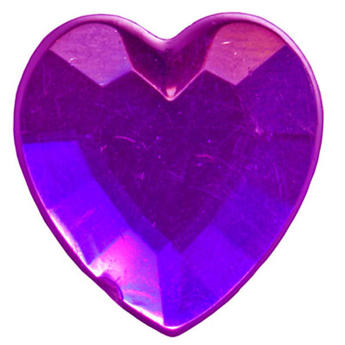 49508 Gems Heart Purple