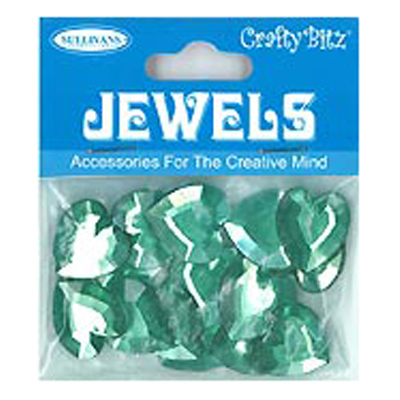 49513 Gems Heart Emerald