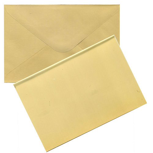 49549 Card & Envelope Set Latte