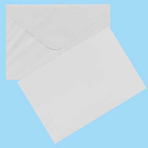 49598 Card & Envelope Set White