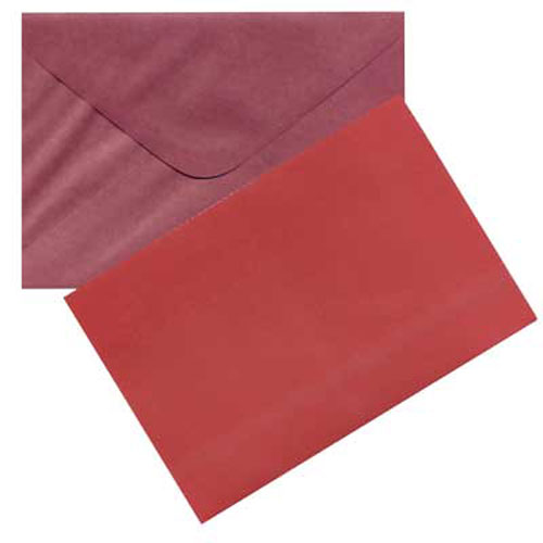 49607 Card & Envelope Set Red