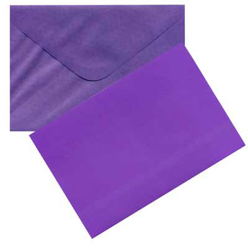 49608 Card & Envelope Set Purple