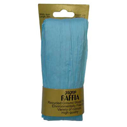 49613 Paper Raffia 4mm Peacock