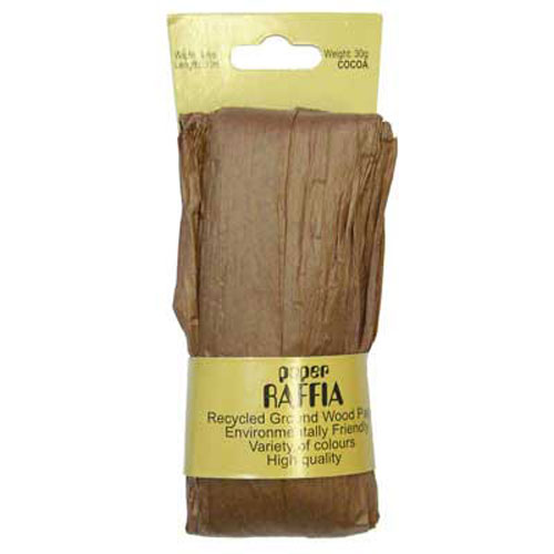 49624 Paper Raffia 4mm Cocoa