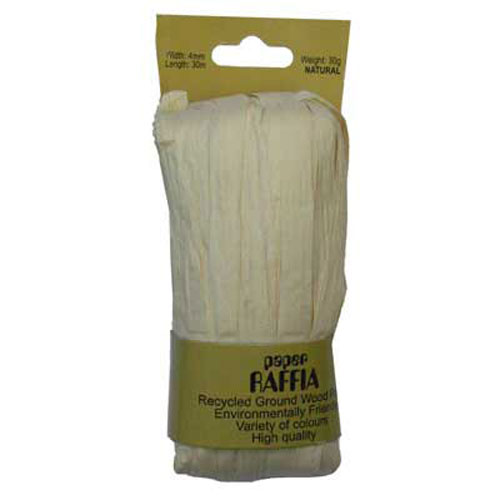49625 Paper Raffia 4mm Natural