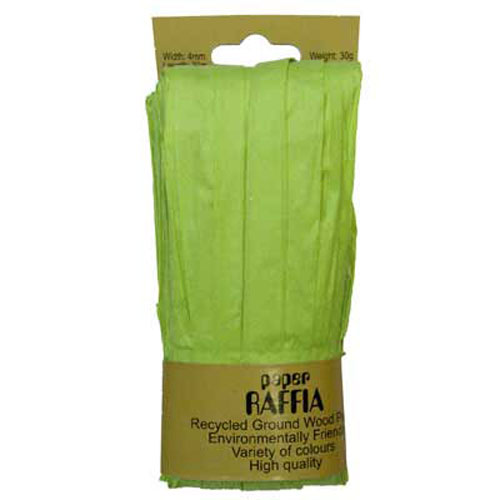49631 Paper Raffia 4mm Pistachio