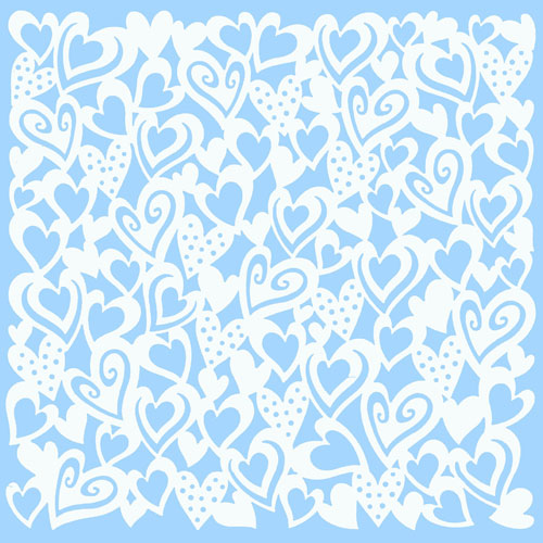 49633 Lace Paper Heart White