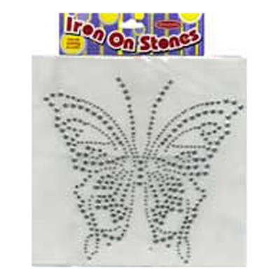 49939 Iron On Stones Butterfly