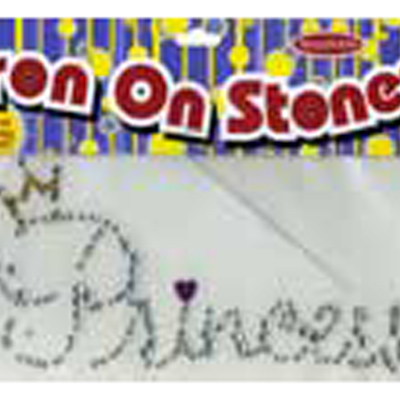 49944 Iron On Stones 18x9cm Princess
