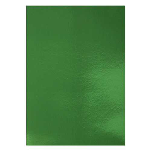 49989 Sullivans A4 Mirror Foil Card - Green