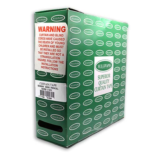 500195 Curtain Tape 50mm White