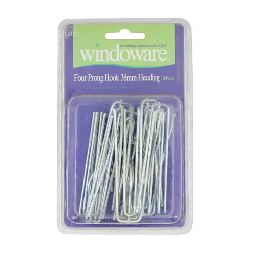 500216 Curtain Hook 76mm 38mm Heading Steel