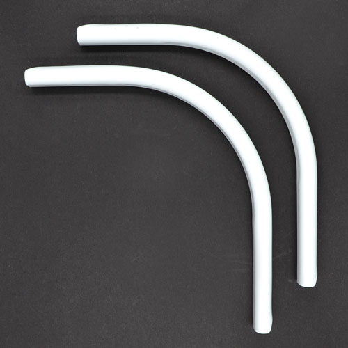 500395 Corner Bend White