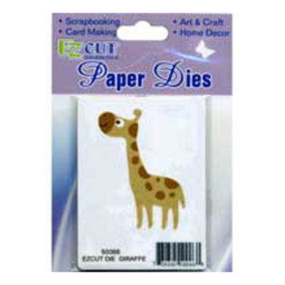 50066 Ezcut Standard Paper Die Giraffe