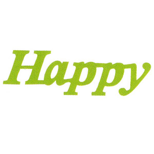 50104 Ezcut Standard Paper Die Happy