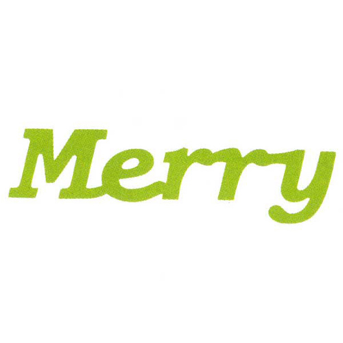 50105 Ezcut Standard Paper Die Merry