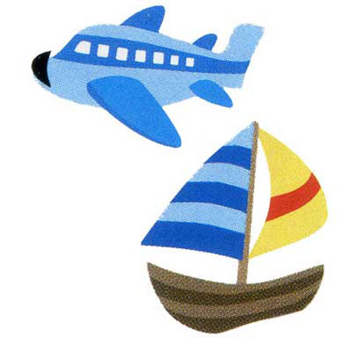 50116 Ezcut Standard Paper Die Plane & Boat