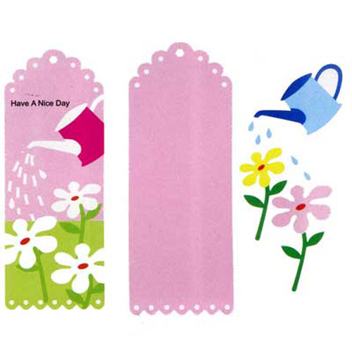 50132 Ezcut Standard Paper Die Flowergarden Bookmark
