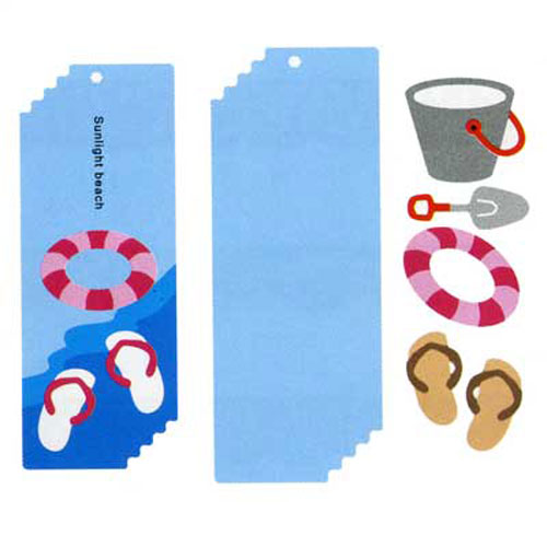 50134 Ezcut Standard Paper Die Beach Bookmark