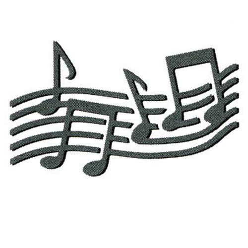 50197 Ezcut Embossing Plate Music